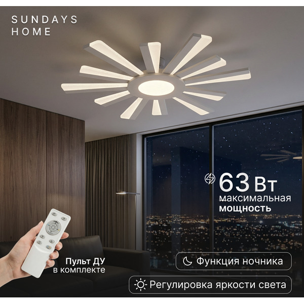 Люстра Sundays Home LED C23031T