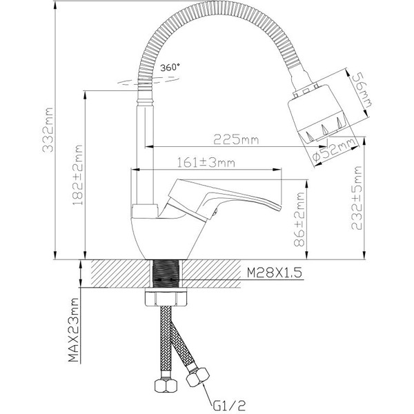 Смеситель AV Engineering AVBAS4-A294-458