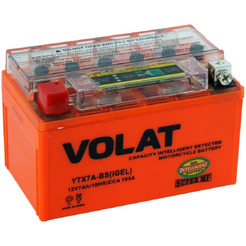 Мотоаккумулятор VOLAT YTX7A-BS 7Ah (iGEL) L+