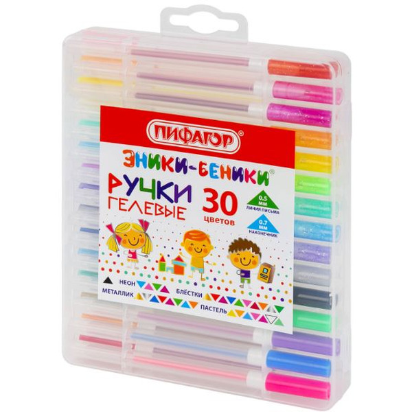 Набор гелевых ручек Пифагор Эники-беники 143825 (30 шт)