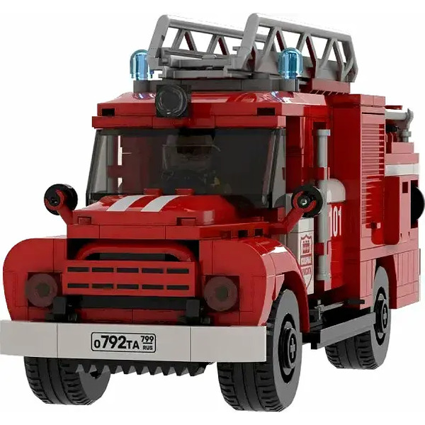 Конструктор Brick Labs Пожар в кафе Шаурма на Бриковой AB-1316