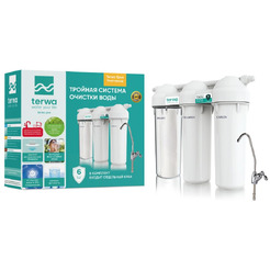 Трехступенчатый фильтр Terwa Трио Умягчение 80002