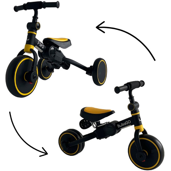 Беговел BubaGo Flint BG-F-109-3 Черно-желтый