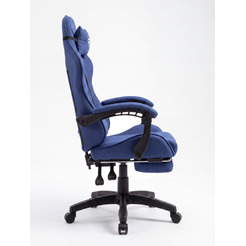 Игровое кресло byroom RG HEALER fabric blue с подставкой для ног BRGF813F/BL