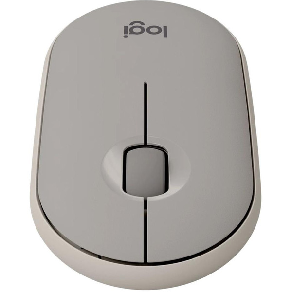 Мышь беспроводная LOGITECH M350 Pebble серый 910-006653