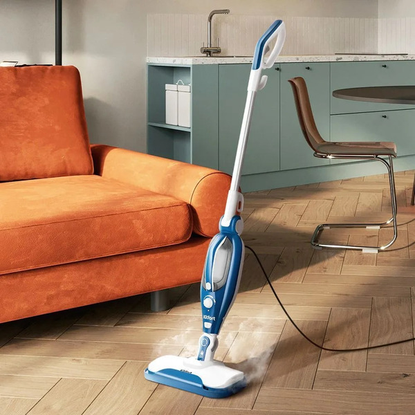 Паровая швабра KITFORT KT-1005-1 голубой