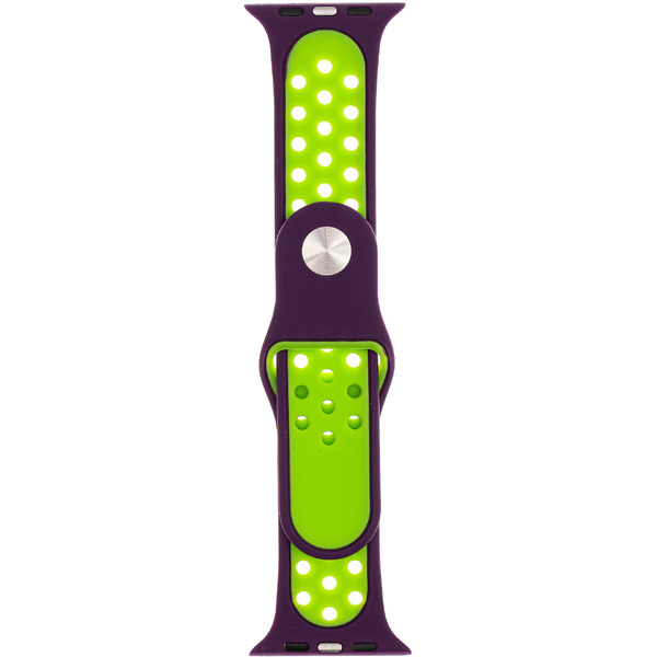 Ремешок Evolution Sport+ AW44-SP01 для Apple Watch 42/44 мм (dark purple/fluorescent yellow)