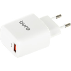 Сетевое зарядное Buro BUWG1 (белый)