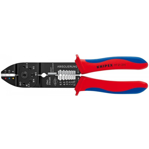Пресс-клещи для резки и зачистки кабеля KNIPEX L-230 мм (9721215)
