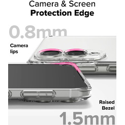 Чехол Ringke FUSION для Galaxy S25 Edge MATTE CLEAR