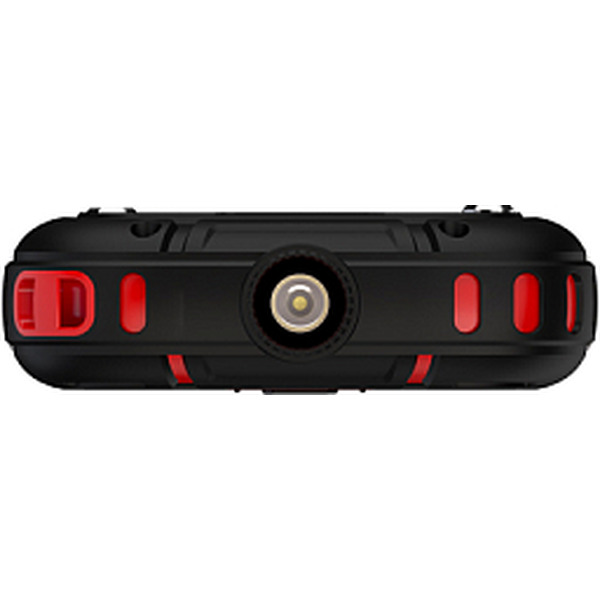 Мобильный телефон Maxvi R2 up + ЗУ WC-112 (черный/красный)