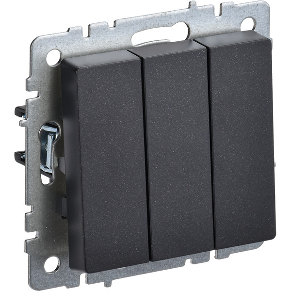 Выключатель IEK Brite ВС10-3-0-БрЧ