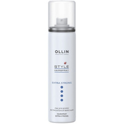 Лак для укладки волос Ollin Professional Style экстрасильной фиксации, 75 мл