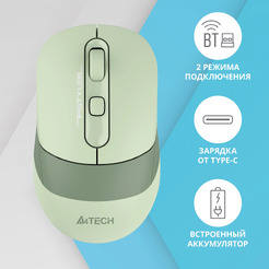 Мышь A4Tech Fstyler FB10C (зеленый)