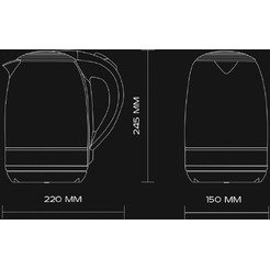 Чайник электрический Scarlett SC-EK27G48 Silver Line