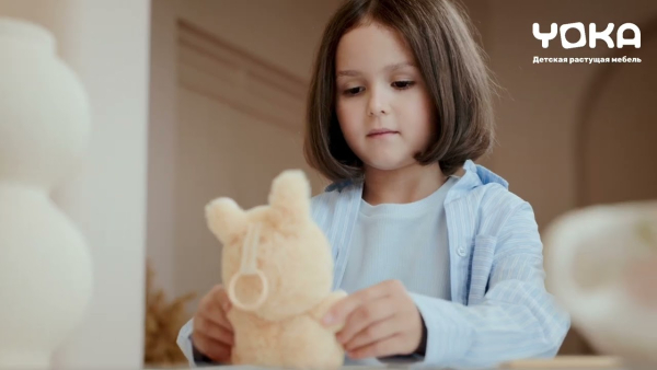 Детское поворотное кресло YOKA YC-3 Blain (серый)