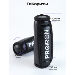 Набор гантелей Proiron мягкие по 0.5кг Г2005МЧ (2шт, черный)