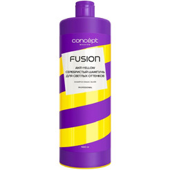 Шампунь CONCEPT Fusion серебристый для светлых оттенков Magic silver, 1000 мл