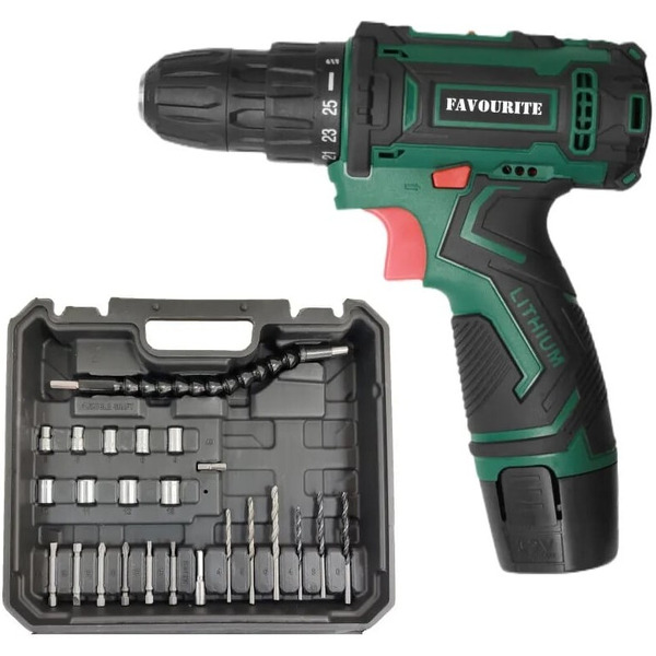 Аккумуляторная дрель-шуруповерт Favourite DC 1202 Promo Set