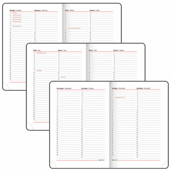 Ежедневник недатированный BRAUBERG Vista 112021