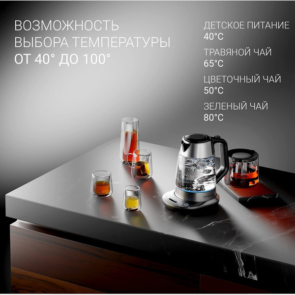 Электрочайник Polaris PWK 1775CGLD Wi-Fi IQ Home