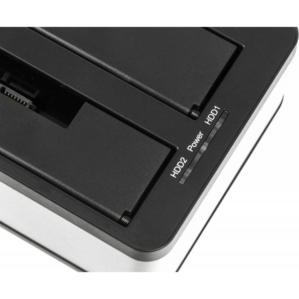 Бокс для накопителей AgeStar 3UBT8 (серебристый/черный)