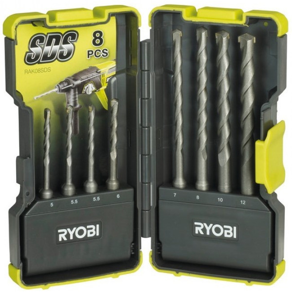 Набор сверл Ryobi RAK08SDS SDS-Plus (5132002262)
