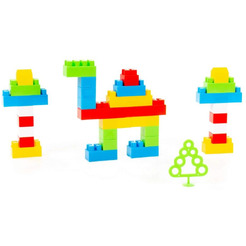 Конструктор Полесье 0583 Строитель Средний