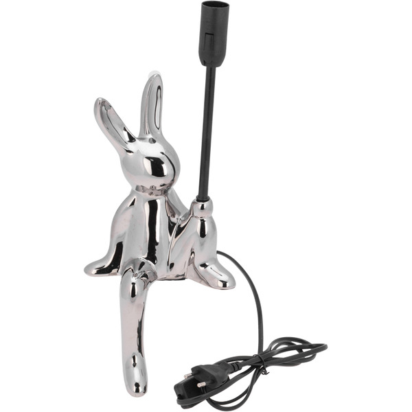 Светильник декоративный настольный REXANT 603-1030 МОБИ Заяц Е14, 40Вт, хром