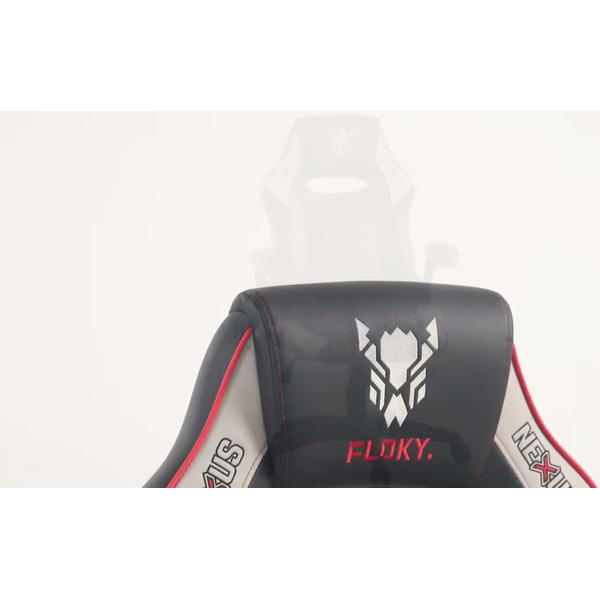 Кресло компьютерное FLOKY NEXUS Grey-Red