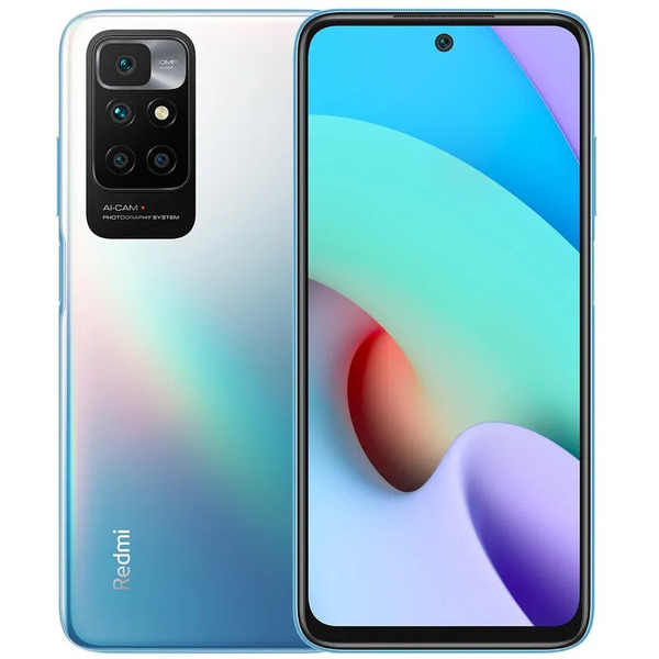 Смартфон Xiaomi Redmi 10 2022 6GB/128GB (синее море) RU