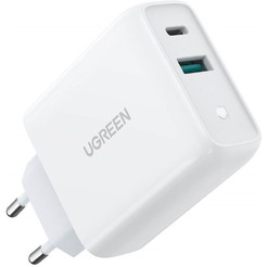 Сетевое зарядное Ugreen CD170-60468 (белый)