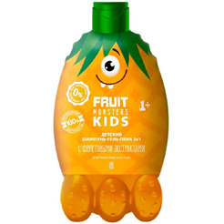 Шампунь-гель-пена 3в1 Фрутомонстры Ананас 400мл