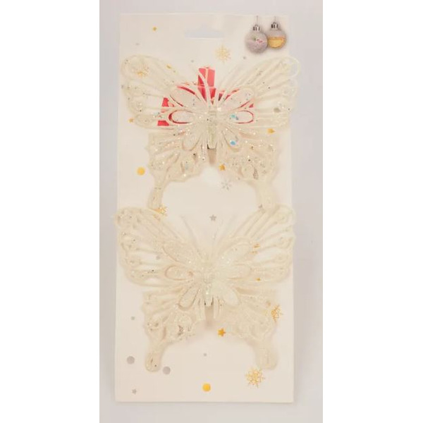 Новогоднее украшение Ausini Бабочки V5212