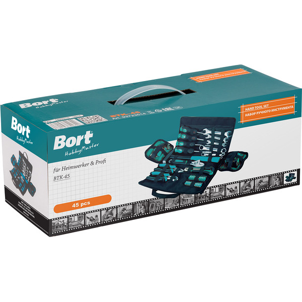 Универсальный набор инструментов Bort BTK-45 (93723514)