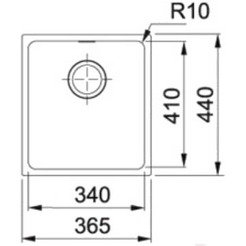 Мойка кухонная Franke Sirius SID 110-34 (125.0443.350)