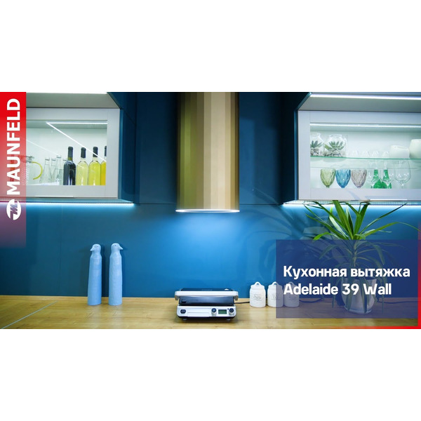 Кухонная вытяжка MAUNFELD Adelaide 39 Wall (черный)