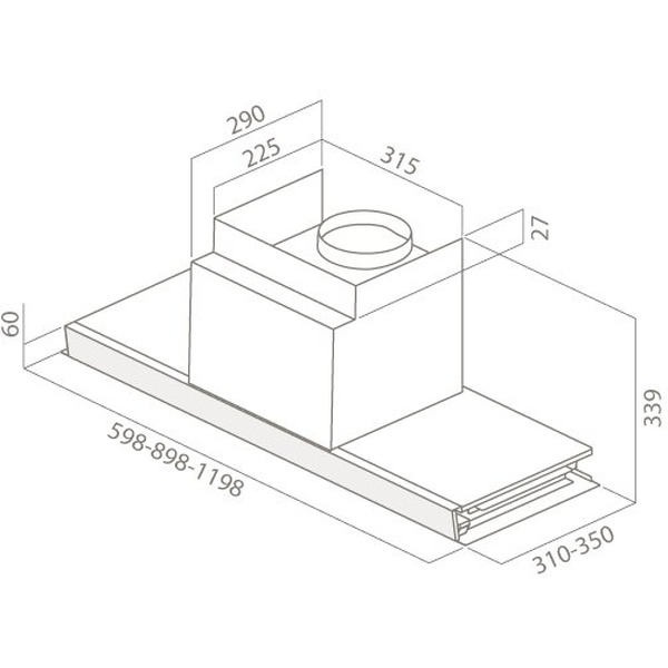 Вытяжка ELICA FILO IX/A/90