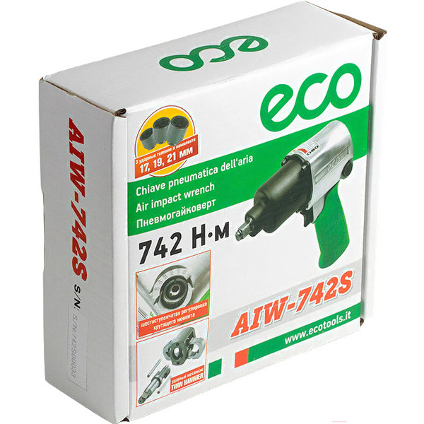 Пневматический гайковерт ECO AIW-742S