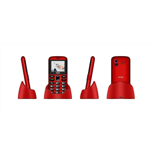 Мобильный телефон INOI 148 Senior 4G (красный)