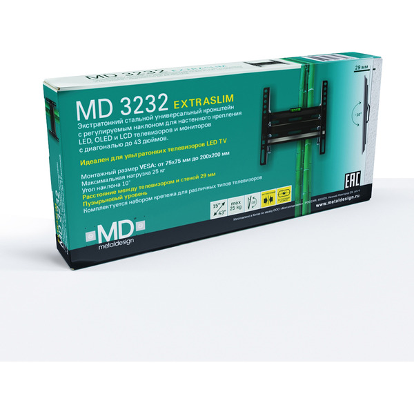 Кронштейн Metaldesign MD3232 черный