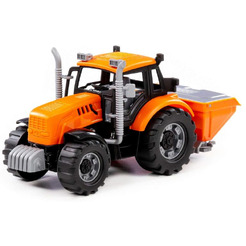 Трактор Полесье Прогресс сельскохозяйственный инерционный (оранжевый) 91246