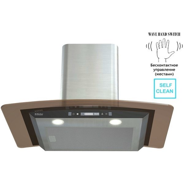 Кухонная вытяжка Backer QD60E-MC INOX 12K
