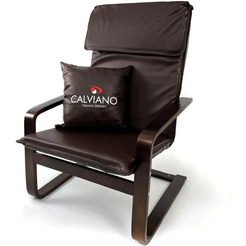 Кресло-качалка Calviano Soft 1 (коричневый PU)