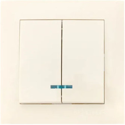 Выключатель EKF PROxima Валенсия EWV10-123-20 (кремовый)