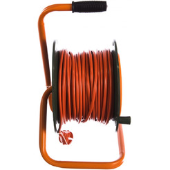 Удлинитель на катушке Glanzen EB-30-002 (30 м, оранжевый)