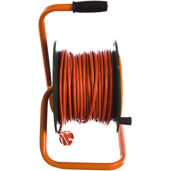 Удлинитель на катушке Glanzen EB-30-002 (30 м, оранжевый)