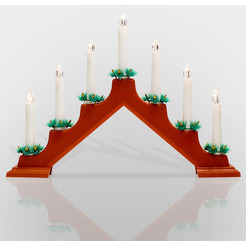 Новогодняя горка Neon-Night 7 свечек 501-082