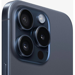 Смартфон Apple iPhone 15 Pro 256Gb SIM+eSIM восстановленный Rostock Грейд A (синий титан)