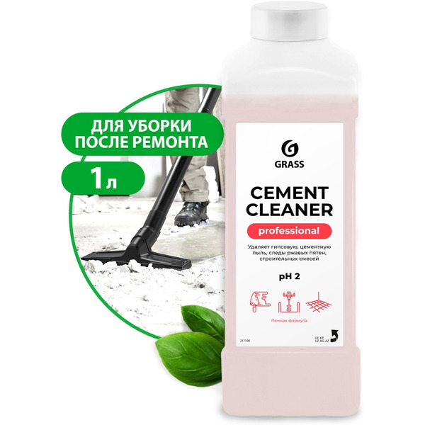 Очиститель после ремонта Grass Cement Cleaner 1л 217100